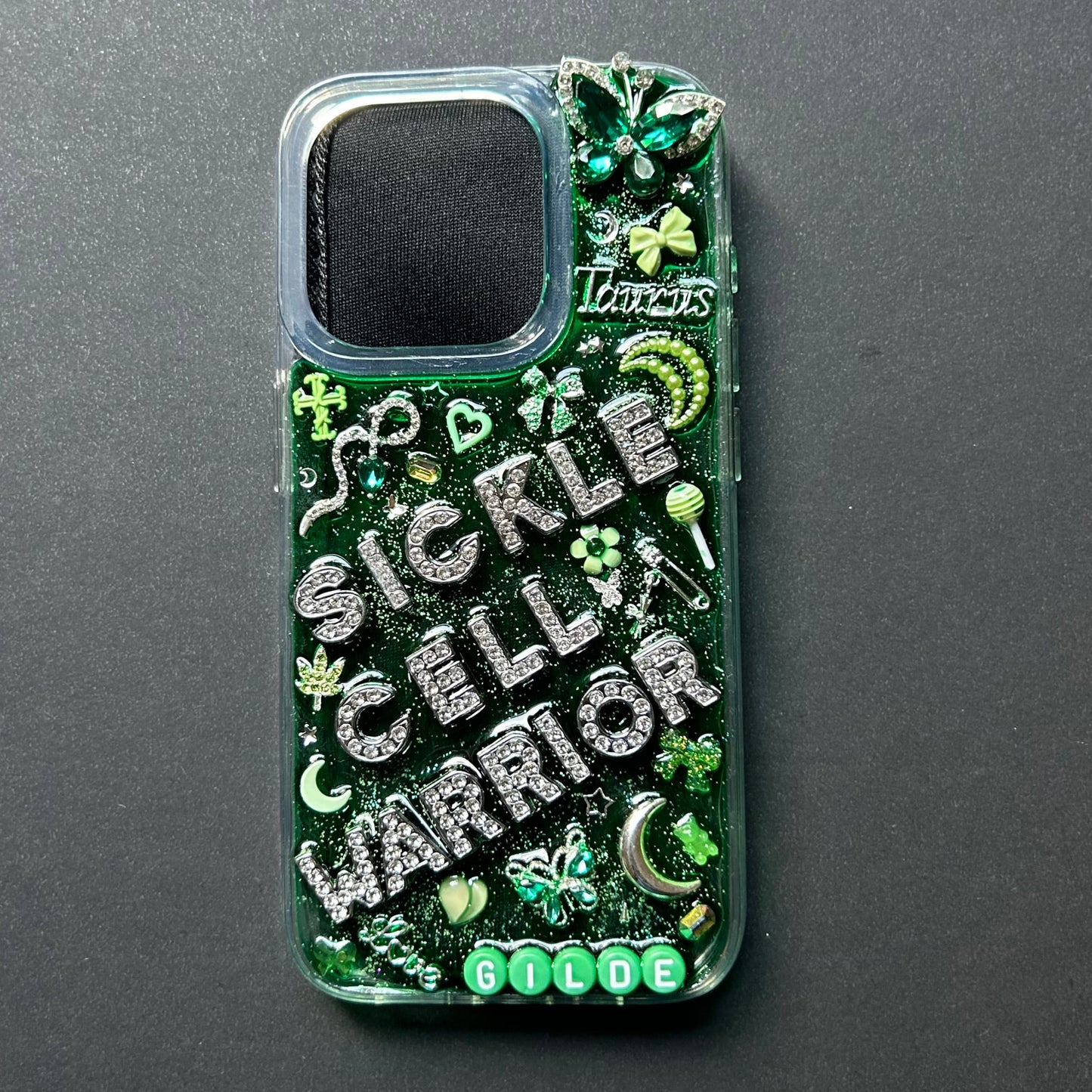 Green (Silver) Sickle Cell Warrior Phone Case