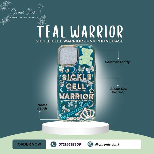 Custom Sickle Cell Warrior Junk Phone Case